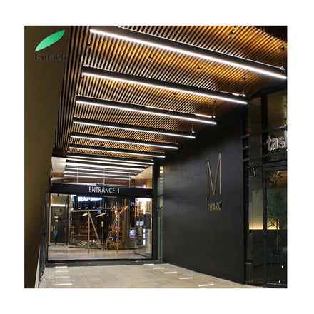 0-10V/Dali/Triac Dimmable Aluminum Profile Linear Light Suspending Linkable Hanging Led Linear Pendant Light