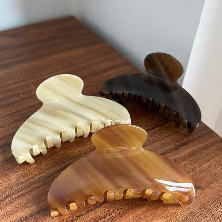 Custom Large Size Acetate Hair Claw Clip Luxury Korean New Hair Accessories for Women for Daily or Party Use