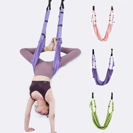 Backbend Training Yoga Door Strap Polyester 146x77cm Door Anchor Flexibility Trainer Stretching Belt for Home Gymnastics Dance