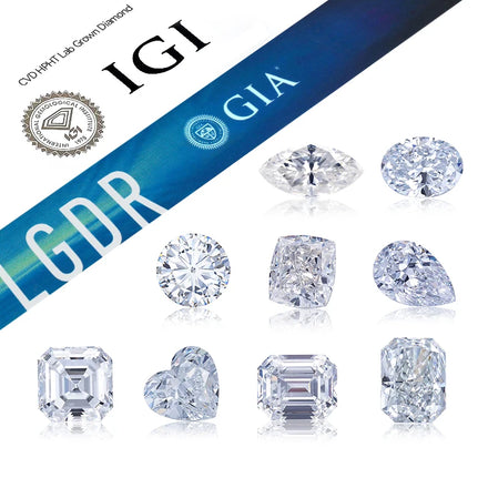 Starsgem IGI 1.0CT Fancy Shape Lab Diamond DEF Color VS VVS HPHT CVD Loose Lab Grown Diamond