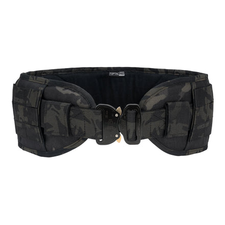 TOPTACPRO 500D Cordura Nylon Camo Combat Tactical Belt Molle Belt Padded Mesh Waist Tactical Belt