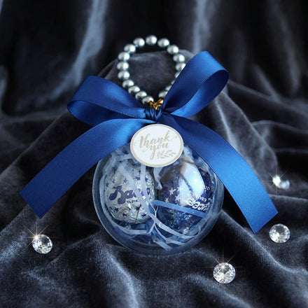 Hot Selling Holiday Party Gift Candy Decoration Accessories Wedding clear Box Acrylic Ball Opened