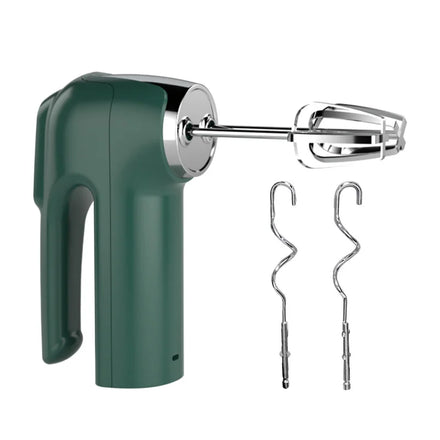 3 Speeds Automatic Electric Dough Mixer Portable Hand Mixer Rechargeable Kitchen Egg Beater