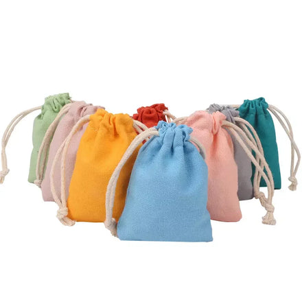 Beadsnice Rectangle Nursing Cups Cotton Small Customized Jewelry Luxury Bag in Stock