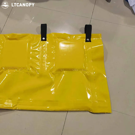 Litong Protect Ocean Prevent Fuel Oil Spills Containment Solution Pvc Floating Fence Boom Silt Curtain
