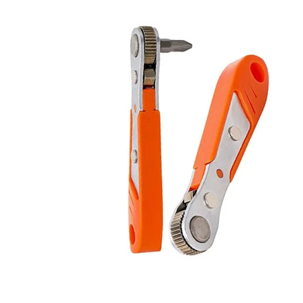 Customizable Mini 36 Teeth Reversible Ratchet Wrench Dual L Turning Wrench Batch-Head Socket for Small Space Maintenance