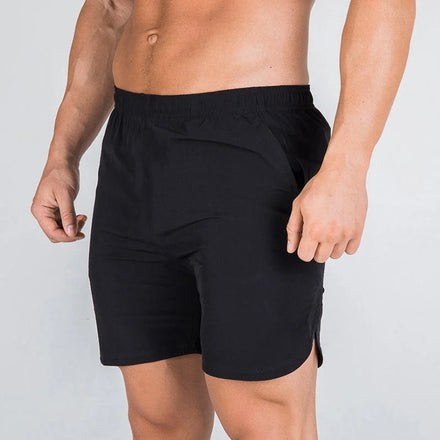 Classic Hot Sale Summer Men's Elastic Sports Beach Capris Customized Logo Breathable Quick Drying Gym Shorts