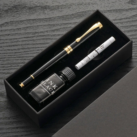 2026 Manufacturer Factory Made Metal Fountain Pen Set Custom Logo Writing Pen with Multiple Colors