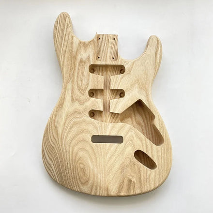 Wholesale Electric Guitar Body Replacement Barrel Unfinished 2 Piece Ash SSS ST Ash Guitar Body for Sale