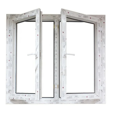 Double Glazed Plastic Vertical Storm Louver Casement Sliding Hurricane Impact Soundproof Windows Magnetic Screen Stainless Steel