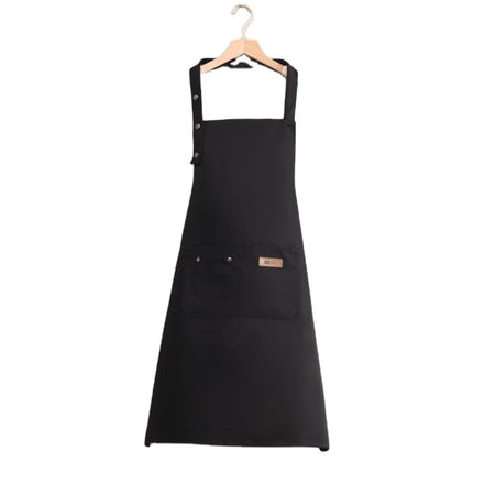 Kitchen Adult Antifouling Oil-proof Apron Thickened Twill Uniform Apron