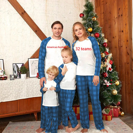 Christmas Pijamas Unisex Custom American football Xmas Christmas Pajamas Matching Family Christmas Pajamas