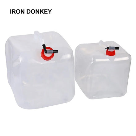 IRONDONKEY 20L Outdoor Large Capacity Transparent Water Container Folding Water Bag Camping Equipment Supplies