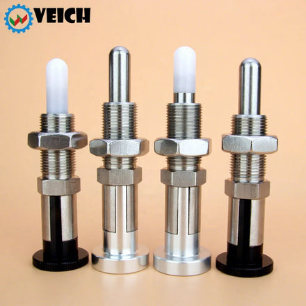 VEICH Factory Good Quality M20*1.5 Fine Thread Stainless Steel Self-Locking Retractable Spring Loaded Index Plunger Pin Locating