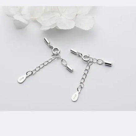 DIY 925 Sterling Silver Jewelry Lobster Claw Cord Clasp Different Size for Choice 1518134