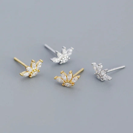 2024 NEW Fashion Minimalist 925 Sterling Silver Beautiful Cute Cz Diamond Horse Eye Stud Earring Jewelry for Women