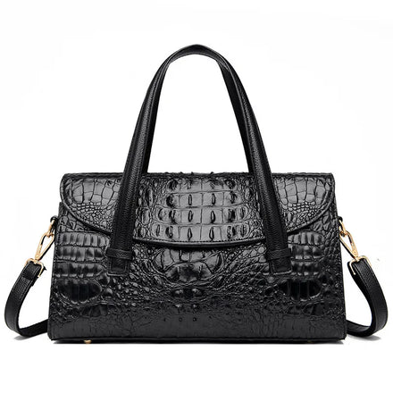 Fashionable Fancy Elegant Design Crocodile Pillow Shoulder Hand Bag PU Leather Handbags for Women Luxury