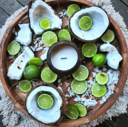 IKEDA Custom Scented Eco-friendly Round Coconut Wax Candles Long Jars Competitive Price for Diwali Easter Meditation Holiday Use