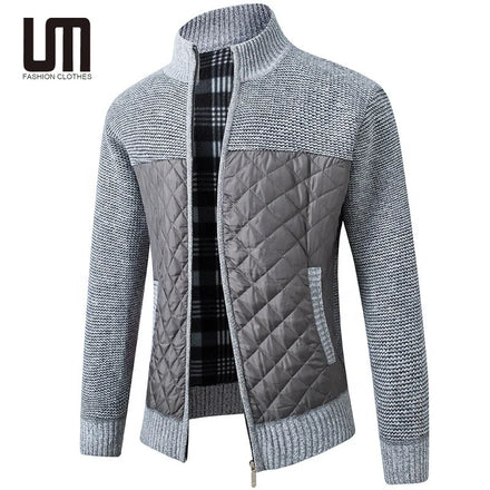 Liu Ming Autumn Winter Men Clothing Casual Warm Knitted Cardigan Jacket Sweater