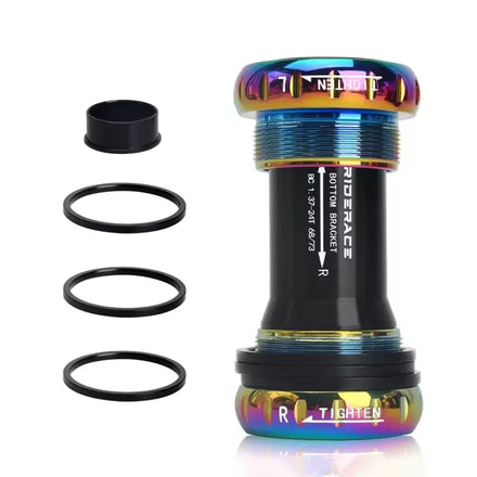 RIDERACE Bottom Bracket Sealed Bearing 24 22mm MTB Road Bike BB68/73 Hollowtech Carriage Central Movement for Crankset