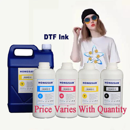 Hongsam Premium Pigment Water Base Printhead I3200 4720 DTF Ink for Tshirt Clothes Printing
