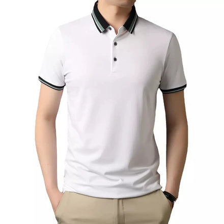 Men's Short-sleeved Golf Polo T-shirt Top Fashion New Summer Casual T-shirt Business Men's Short-sleeved Polo