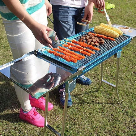 Portable Stainless Steel Charcoal BBQ Grills Hot Sales for Outdoor Camping Barbecues