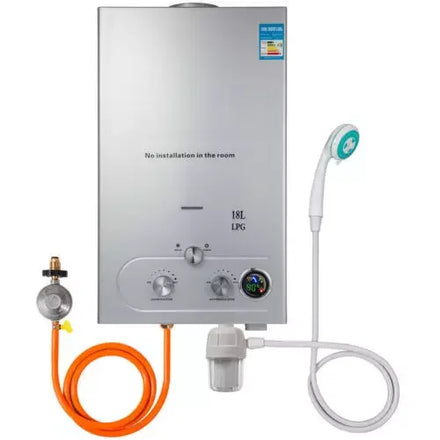 VEVOR 18L Propane Instant Tankless LPG /LNG Gas Water Heater Portable Water Heater