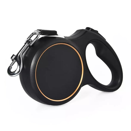 DELE Heavy Duty One Button Break & Lock Dog Leash 360 Tangle-Free Retractable Dog Leash
