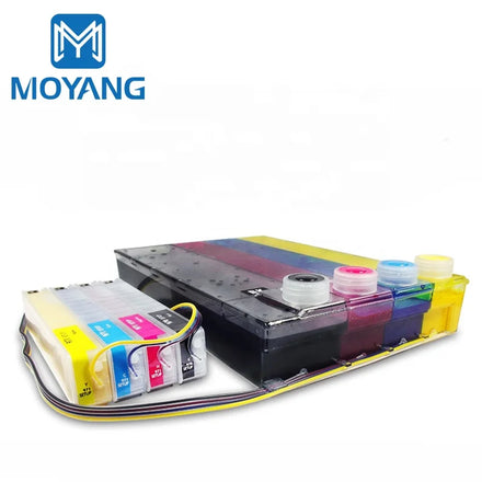 MoYang for HP 991 Empty Continuous Ink Supply System with ARC Auto Reset Chip Used for HP PageWide P77440 P77940 Printer CISS