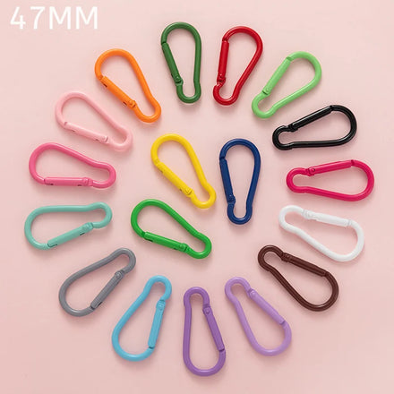 47MM Colorful Calabash Shape Painting Aluminum Carabiner Clip Keychain Carabiner