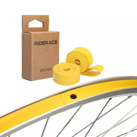 RIDERACE 2Pcs Bicycle Tire Liner Protection Pad Mountain Bike Tire Puncture Proof Belt MTB Rim Strip Tire Liner Tube Rim Tape