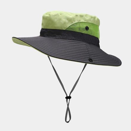 Manufacturers Uv-Proof Fisherman Breathable Summer Ponytail Cap Sun Shade Hat Bucket Hats With String