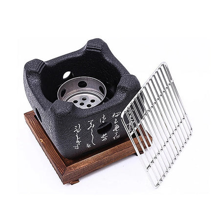 Modern Japanese Style Aluminum BBQ Table Grill Hibachi Charcoal Barbecue Bbq Grill