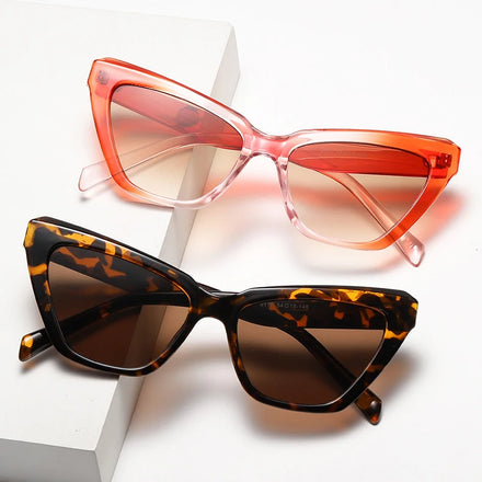New Arrival Brand Designer Sunglasses for Woman Trendy cat Eye Sun Shades UV400 Sun Glasses