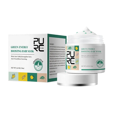 The Latest PURC Green Bead Treatment Cream Fluffy and Smooth Conditioner to Repair Green Bead Hair Oil