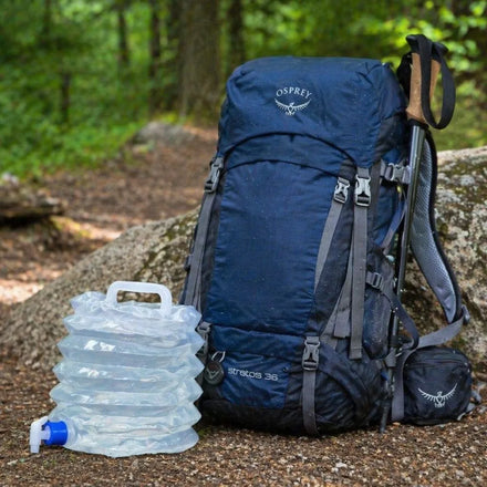 IRONDONKEY 3L Foldable Water Container Retractable Camping Water Bag Portable Travel Bucket Outdoor Hiking Gear