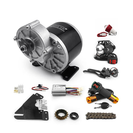 L-faster Diy Electric Bicycle 350w 24v 36v Ebike Brush Motor Right Drive Conversion Kit