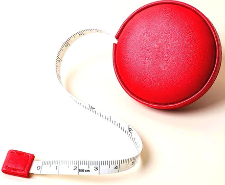 PU Leather Square Portable OEM Measuring Tape Customized 1.50m Mini Round Leather Sewing Tape Measure With Keychain