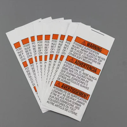 Customized Printed Logo Business Use Screen Printed Wear-Resistant TYVEK Label