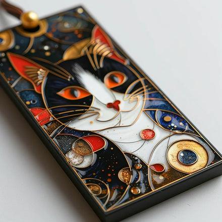 Stainless Steel Cat Bookmark Anime Book Marks Aluminum Painting Brass Sublimated Metal Enamel Custom Brass Bookmark