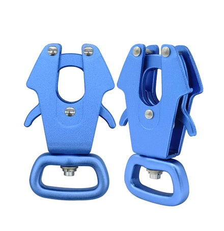 Heavy-Duty Quick Release Dog Chain Buckle Frog Cable Dog Leash Carabiner 6061 Aviation Aluminum for Larger Dogs Premium Hook