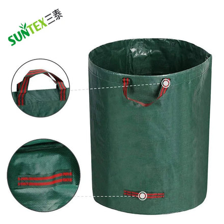 100L Collapsible Leaf Basket Bags With 4 Reinforced Handles for Lawn Yard Pool Plant Trash Trimming Gardening