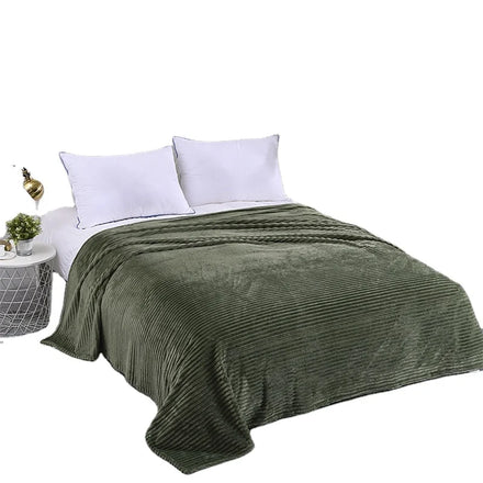 Hot Selling Soft Microfiber 100% Polyester Flannel Draw Design  Blanket  Thickened Yoga Blanket Gift Blanket