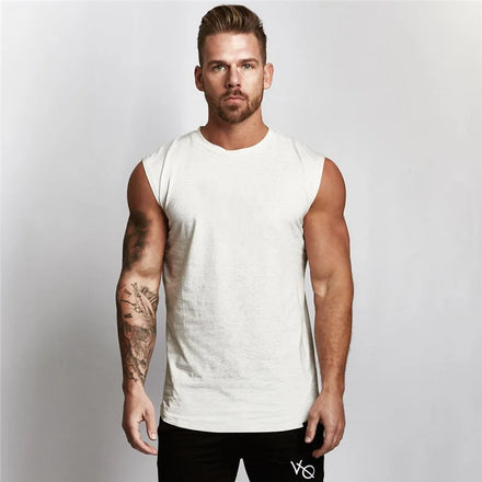Fall Sports Men's Vests Fitness Running Sleeveless T-shirt Fitness Training Tank Top