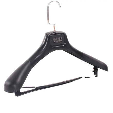 Hot-selling Custom Black Men Suit Hanger Rubber Coated
