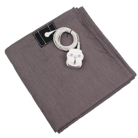 RFID SHIELDING Grounding Stainless Fabric Conductive Sheet with Earthing Cord for Better Sleep Native Health