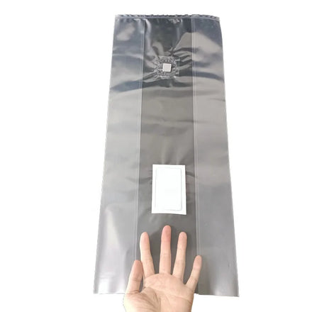 SJ 10 X 5.5 X 24 Inch High Temperature Resistant Autoclavable Gusseted PP Filter Mushroom Bags with Injection Port