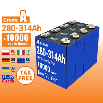 3.2v 15ah 20ah 100ah 200ah 280ah Lifepo4 Battery Cell 280K MB31 MB30 314ah 320ah 340ah 628ah Prismatic Lithium Ion Batteries