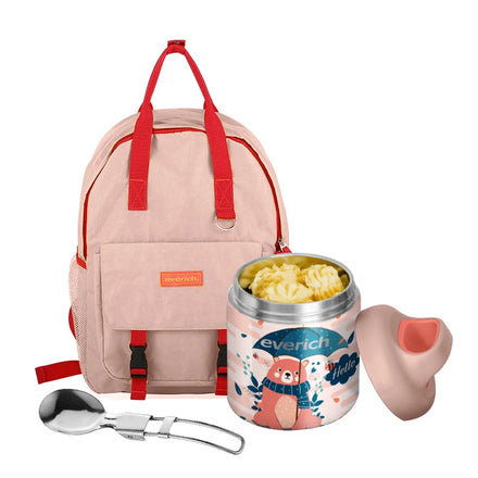 Keep Hot and Cold Vacuum Soup Food Jar Stainless Steel Lunch Box Kids Custom Logo Pattern Cartoon Breakfast Bento Boxes